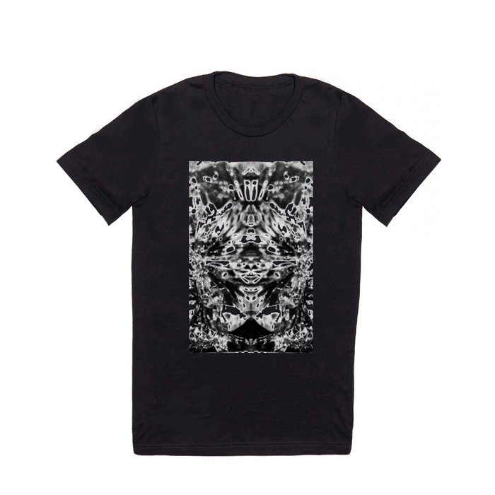 Mirrored Crystal Black & White T Shirt