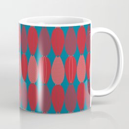 Abstract Retro Bugs - color palette 4 Coffee Mug
