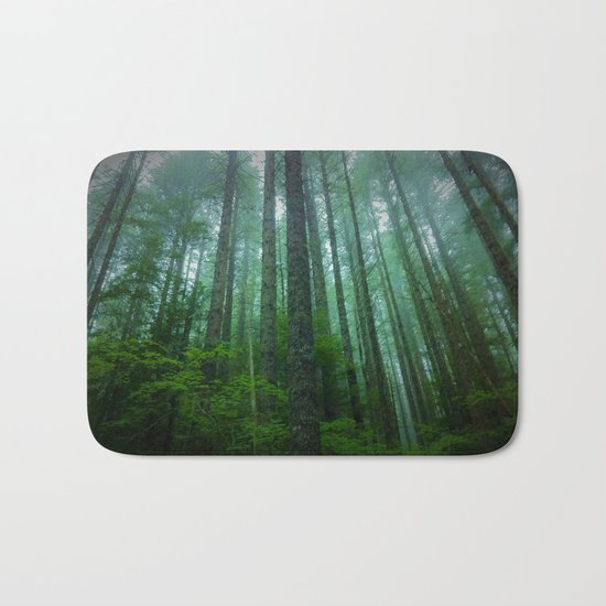 Misty Mountain Forest Bath Mat