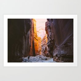 The Narrows of Zion Art Print