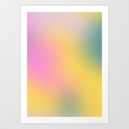 Blurry colors series Art Print
