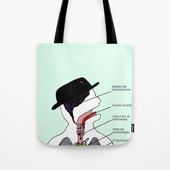VISIBLE TOM WAITS Tote Bag