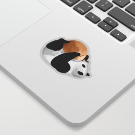 Panda with Pan de Sal Sticker