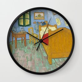 Vincent van Gogh - The Bedroom in Arles Wall Clock