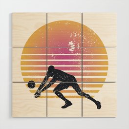 Volleyball Player Volleyball Wood Wall Art