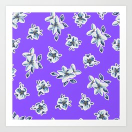 Flower in Purple Art Print
