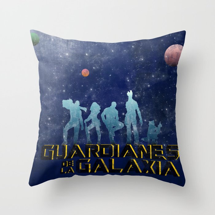 Guardianes de la Galaxia Throw Pillow