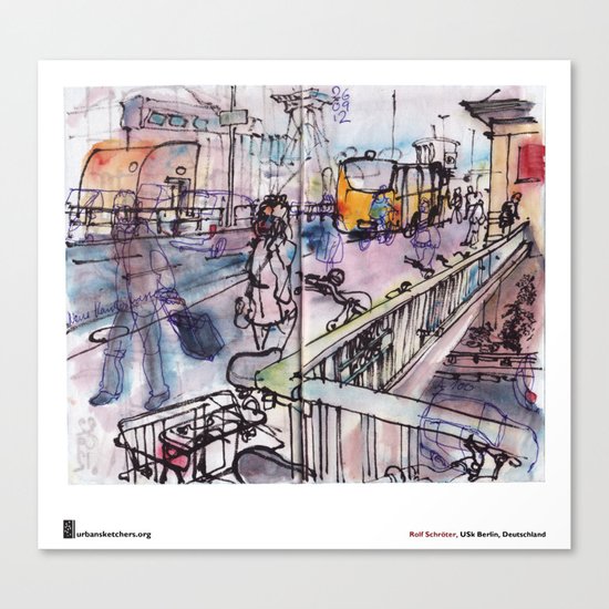 Rolf Schröter, "Wschschrrrrh" Canvas Print