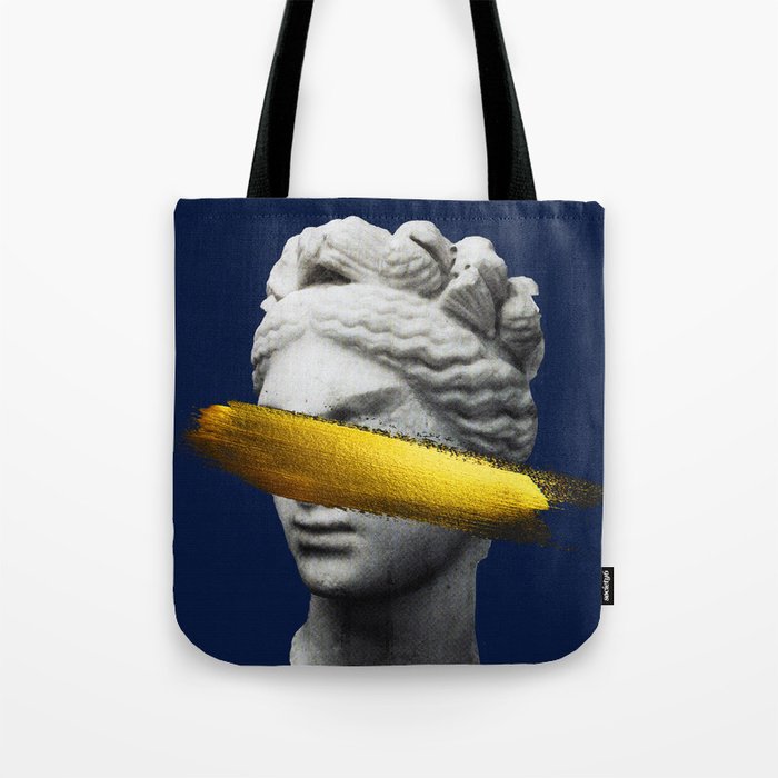 LADY IN MARBLE AND GOLD Tote Bag