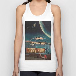 a Postcard from year 2346 Tank Top