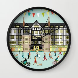 Art Print of Liberty of London Store - Daytime Wall Clock