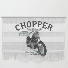 Chopper Custom Motorcycle Wall Hanging