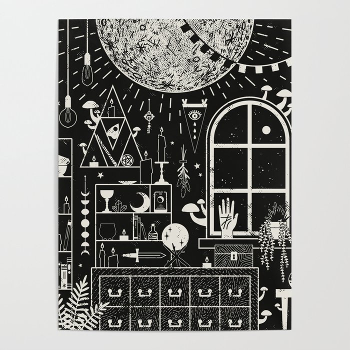 Moon Altar Poster