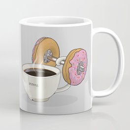 Strong Coffee Lifting Donut Dumbbell Coffee Mug
