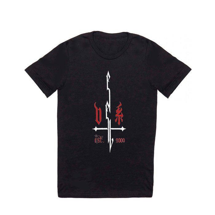 Evil en Lucifer Monogram Logo B T Shirt