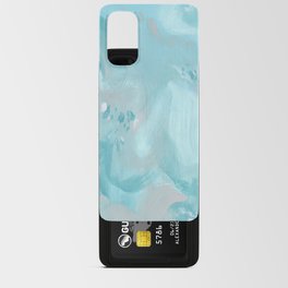 Abstract turquoise carnival Android Card Case