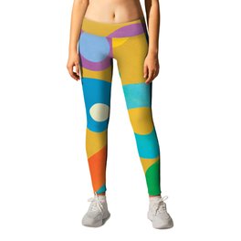 Mid-Century Abstract Balance 16 Leggings