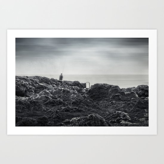 the art of patience Art Print
