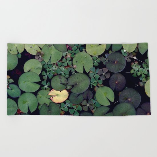 Lily Pads Beach Towel