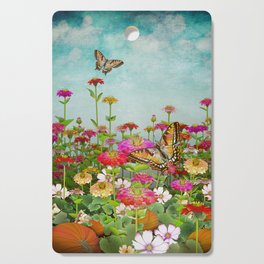 Butterfly Garden Cutting Board