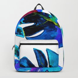 Monstera art Backpack | Painting, Digital, Acrylic 