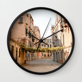 Streets of Venice Italy Wall Clock