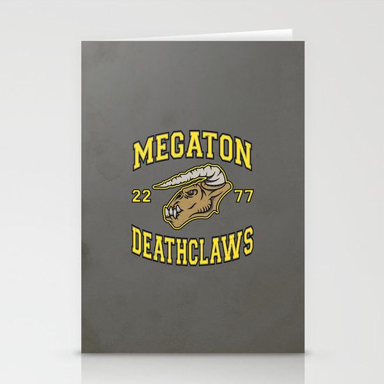 Megaton Deathclaws Stationery Cards