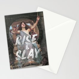 Rise and Slay Stationery Card