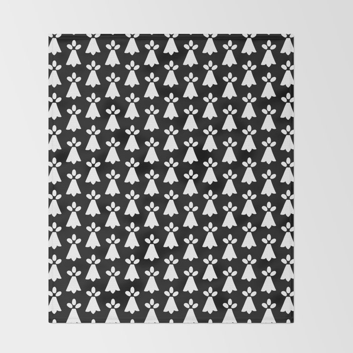 White And Black Ermine Spots Patterned Print Throw Blanket By Fascinating Patterned Blankets White And Black Ermine Spots Patterned Print Throw Blanket By Fascinating Patterned Blankets