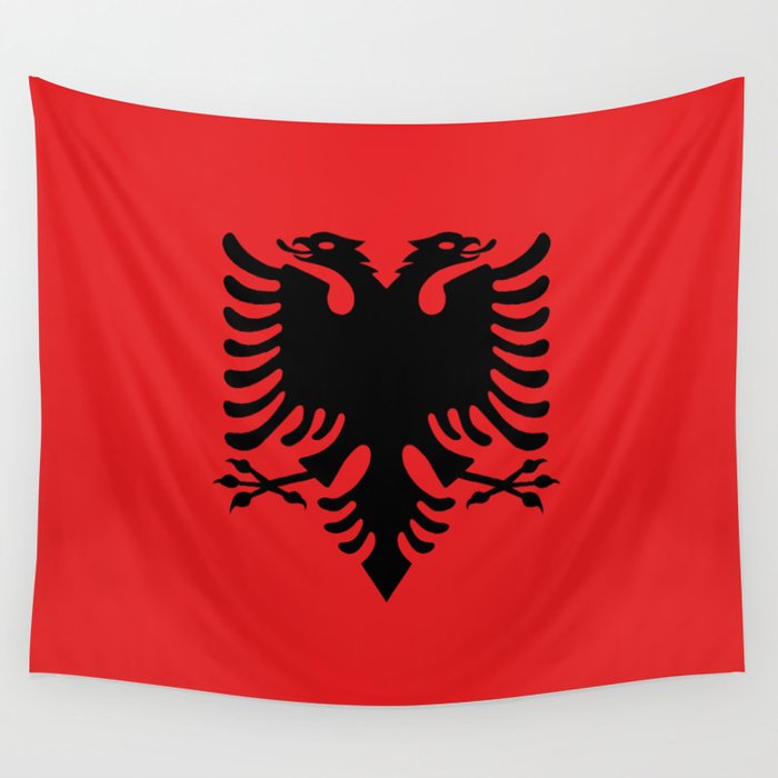 Flag of Albania - Albanian Flag Wall Tapestry
