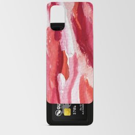 Enchanted: A pretty watercolor piece in pink and red by Alyssa Hamilton Art Android Card Case