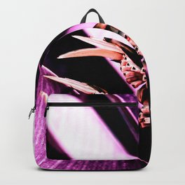 Infrared Helicon Flower In Pink Backpack