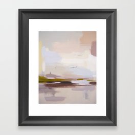 Mellow Taupe Horizon Ⅰ Framed Art Print