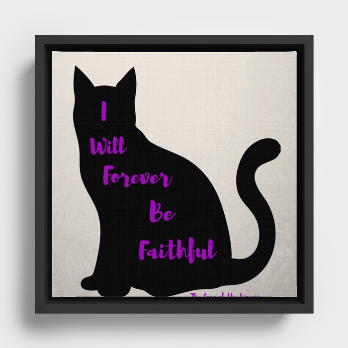 Forever Faithful Framed Canvas