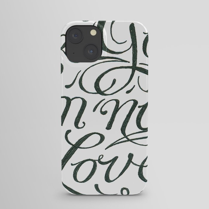 Thank God I'm not in love iPhone Case