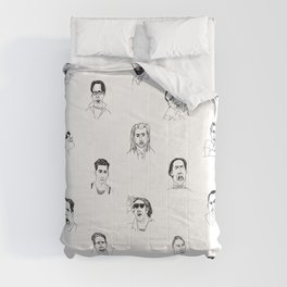100 Portraits of Nicolas Cage Comforter