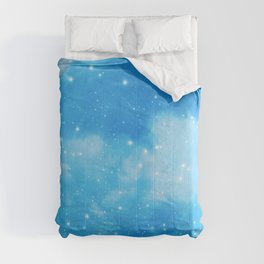 Aesthetic Sky Outer Space Retro Design Comforter