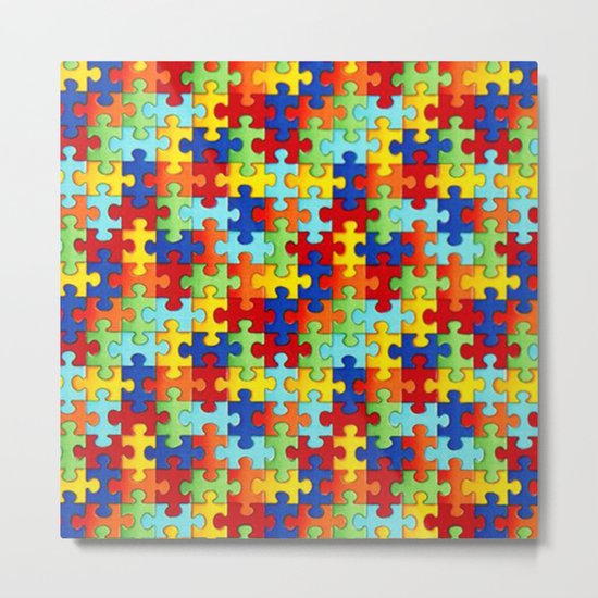 Puzzle Metal Print