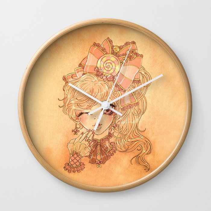 Twisted Candy Wall Clock
