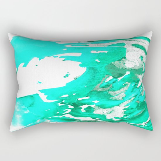 Aqua Aguas Aguas Rectangular Pillow