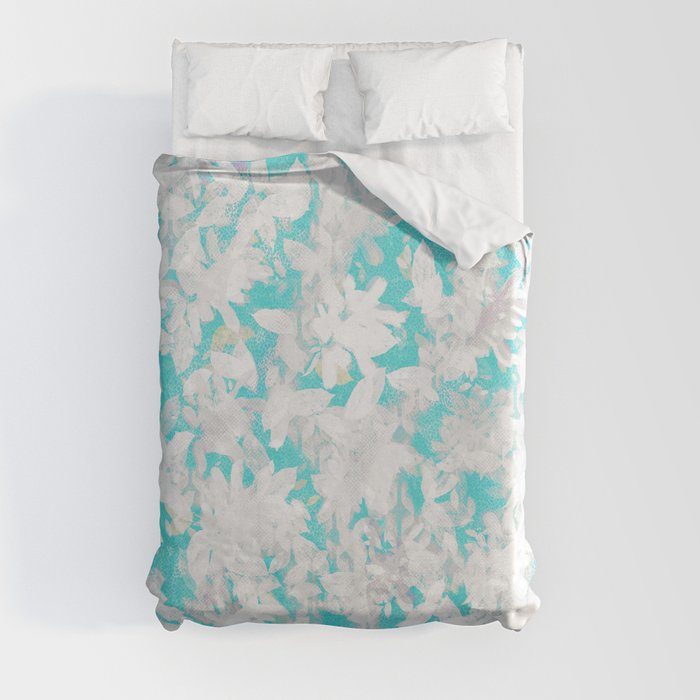Ocean and Ice Bouquet  Duvet Cover