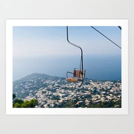 High in Capri Art Print