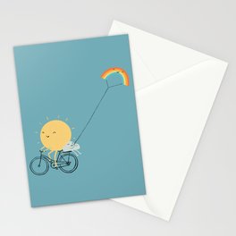 Rainbow Kite Stationery Card