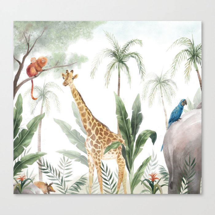 Clarice's Jungle Canvas Print