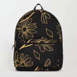Golden daisy Backpack