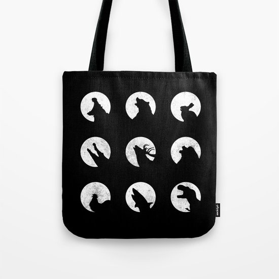 Wolf's Night Off Tote Bag