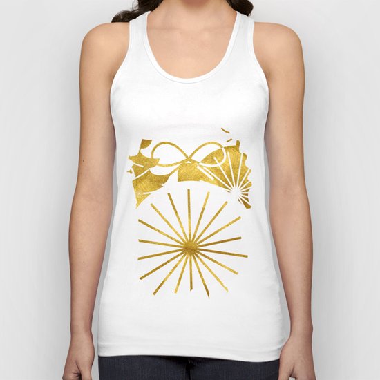 Gold Christmas 01 Unisex Tank Top