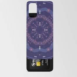 Purple Mandala Art Print Android Card Case