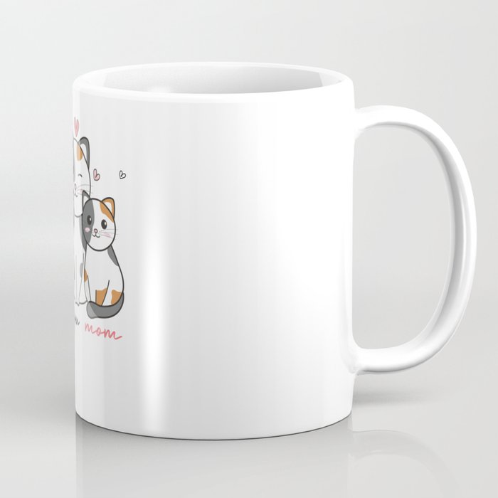 Love You Mom Cute Cats For Mother's Day Coffee Mug