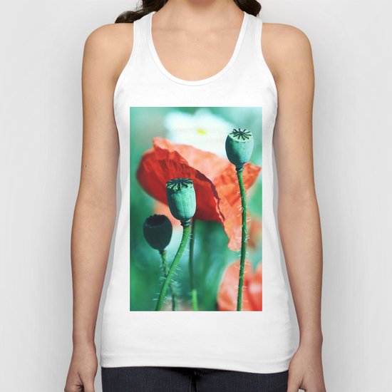 Poppy Unisex Tank Top
